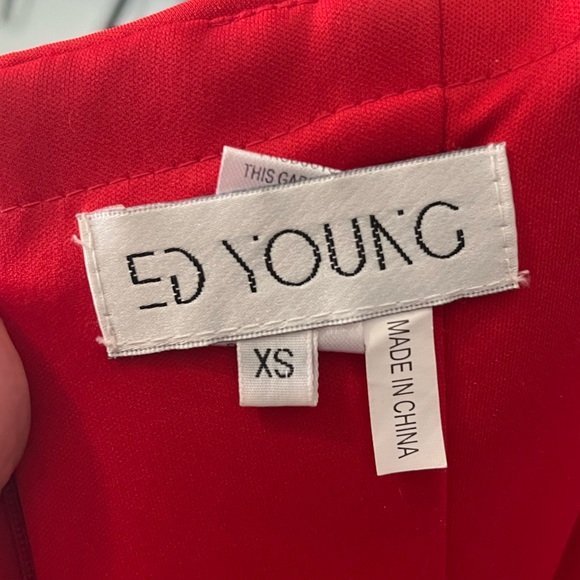 Ed Young Red Prom Dress - Picture 3 of 6